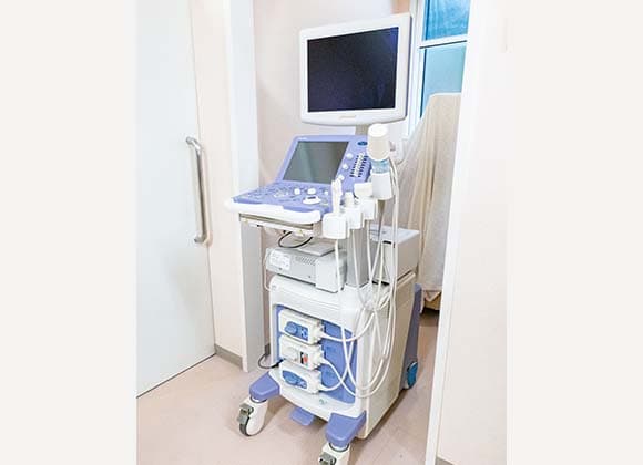 超音波画像診断装置（カラードップラー）